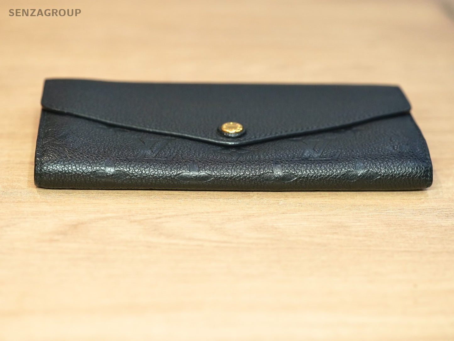 Louis Vuitton Monogram Empreinte Black Wallet Leather