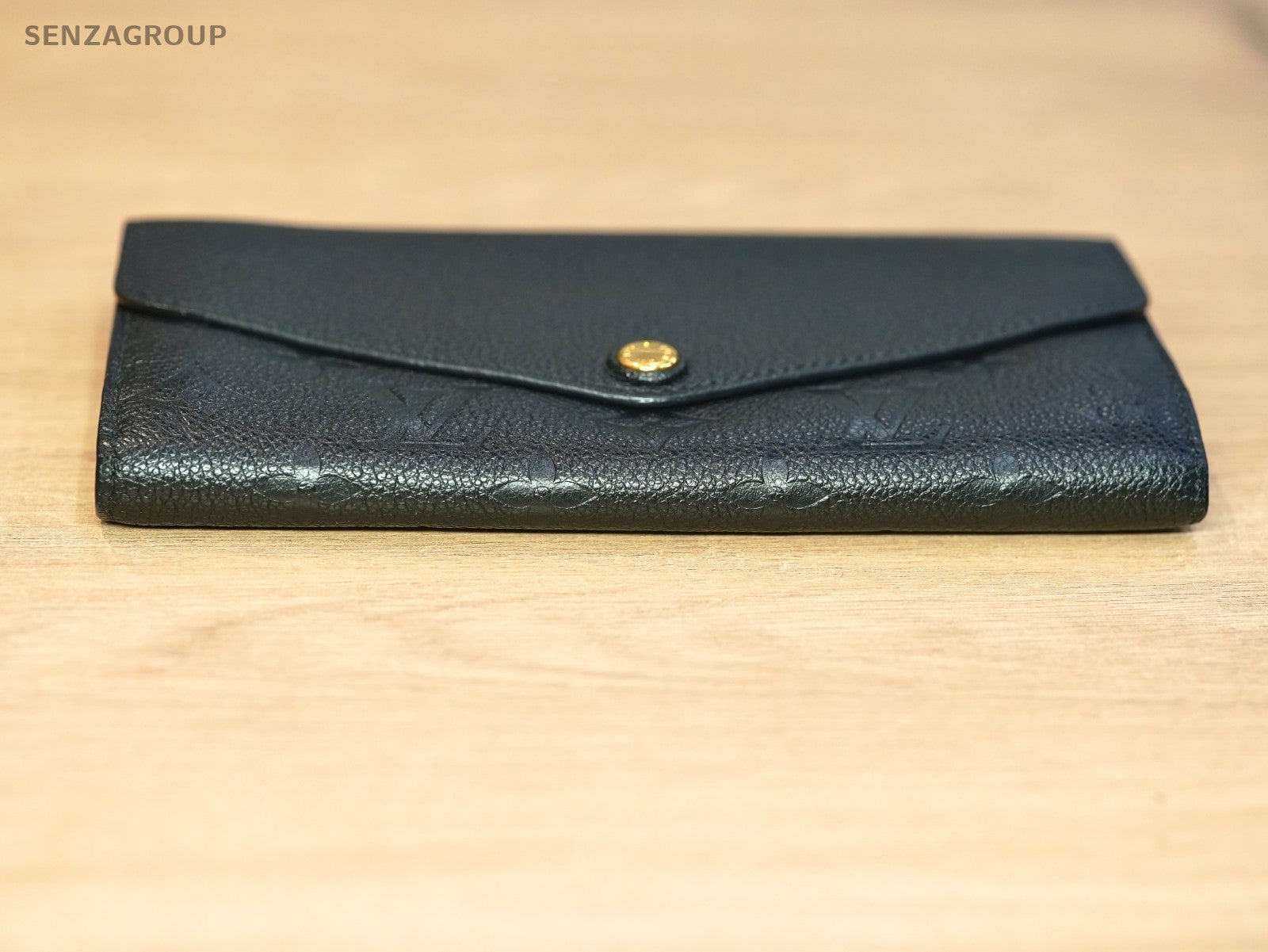Louis Vuitton Monogram Empreinte Black Wallet Leather