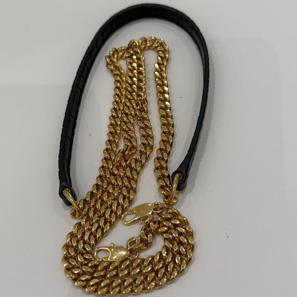 Saint Laurent YSL Kate WOC Black Gold Chain Crossbody Bag Classic Women