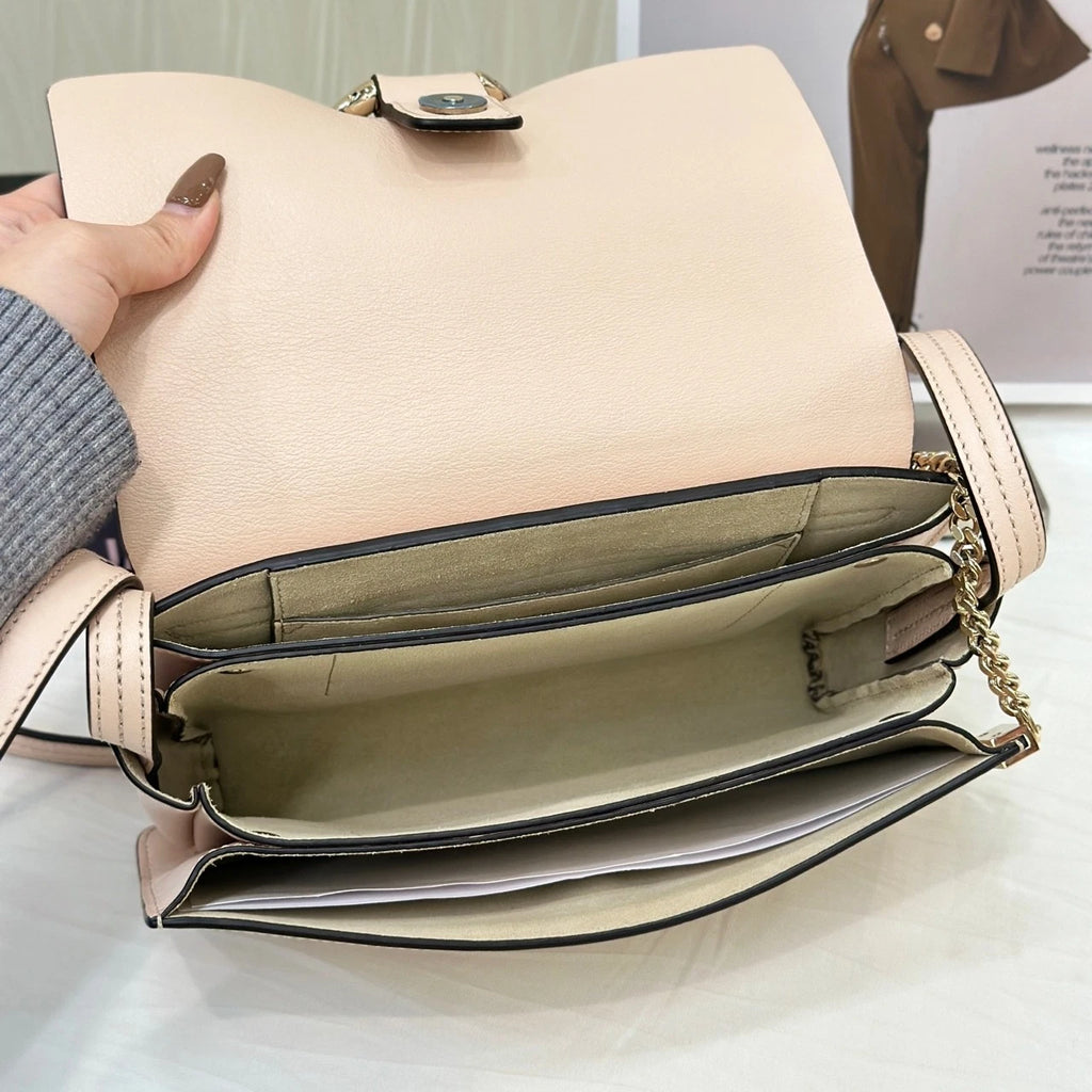 Chloe Pink Suede Faye Shoulder Bag for Women