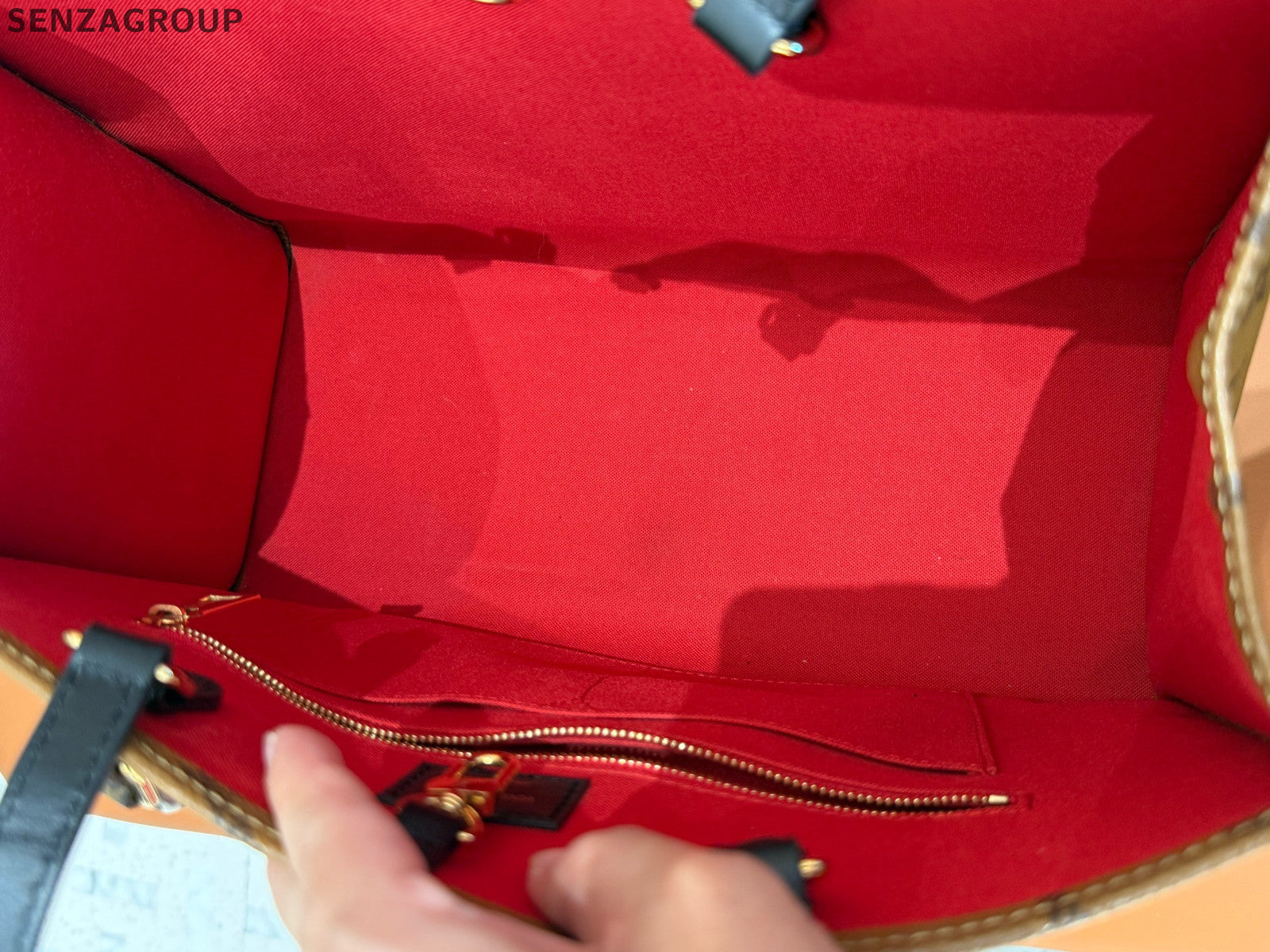 Louis Vuitton Onthego MM Monogram Tote Handbag Shoulder Bag Women Classic