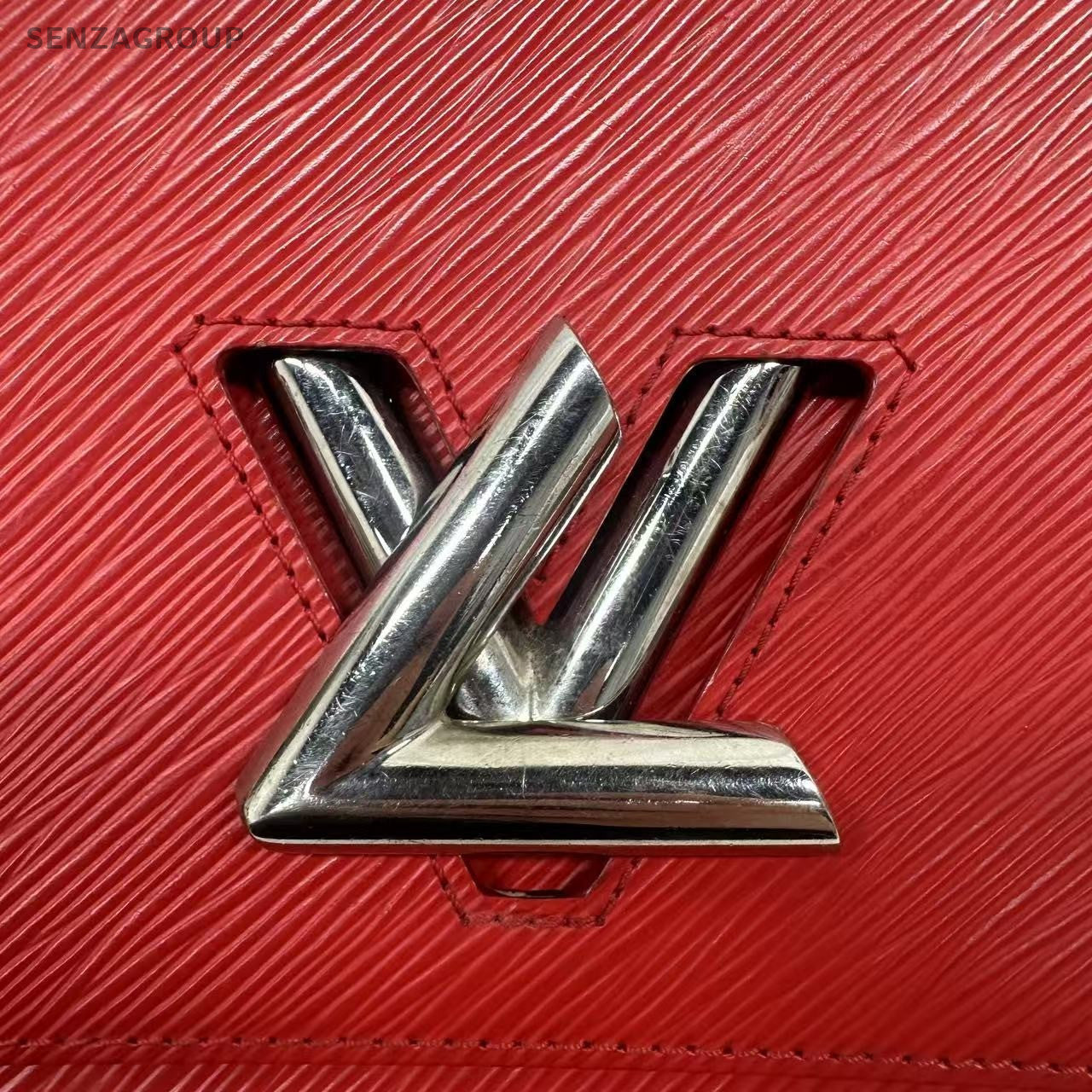 Louis Vuitton Twist Epi Leather Red with silver Shoulder Crossbody bag