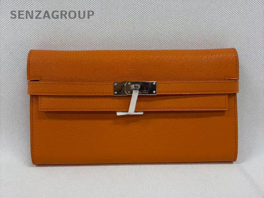 SJ0001 Hermes leather wallet Hermès Kelly Chevre