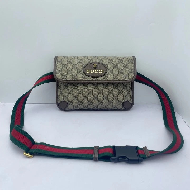 Gucci GG Supreme Canvas Waist Chest Bag For Women