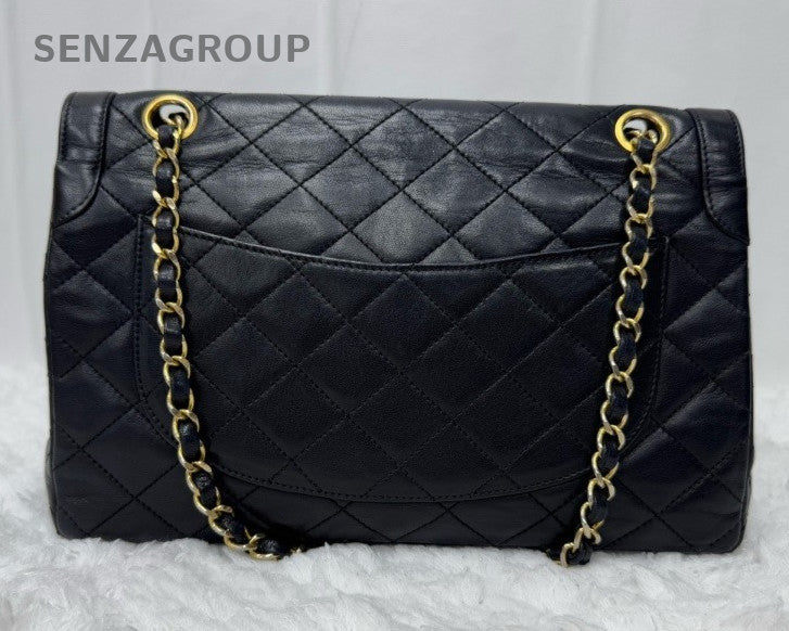 Chanel Classic Flap Chain Shoulder Bag Black Red Gold Women Diamond Fashion
