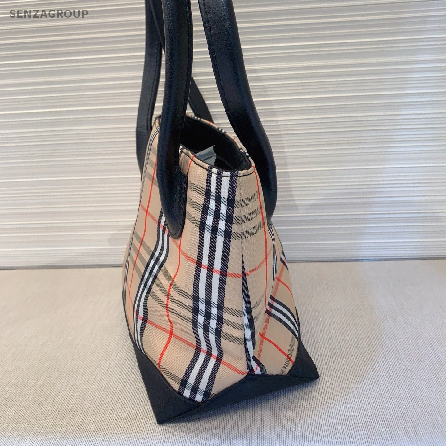 Burberry tote PM War Horse Check Pattern Top Handlebag Women