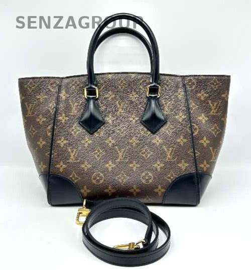 Louis Vuitton Phenix Monogram tote Handbag Women Brown Black