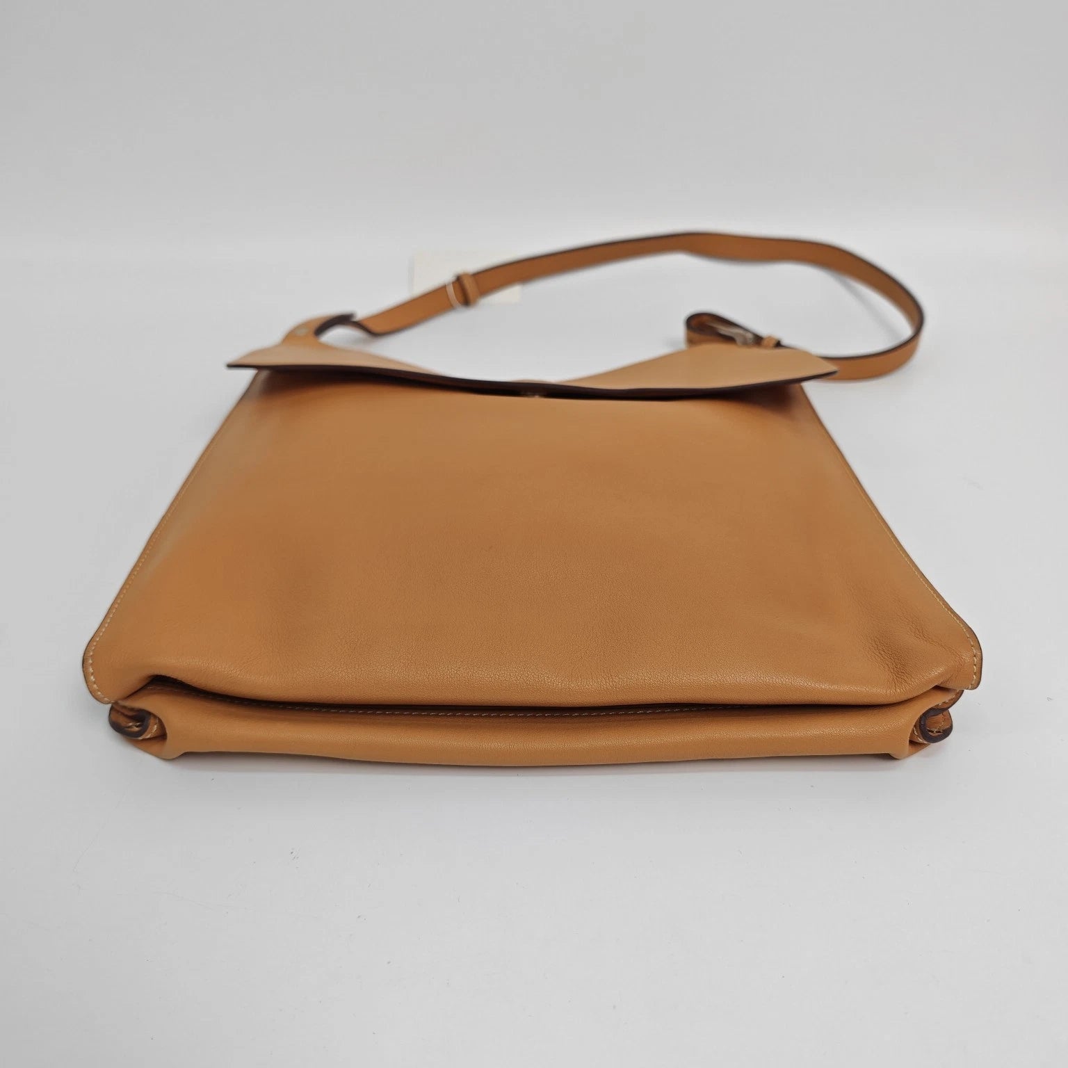 Loewe Leather Beige Flap Shoulder Bag For Women