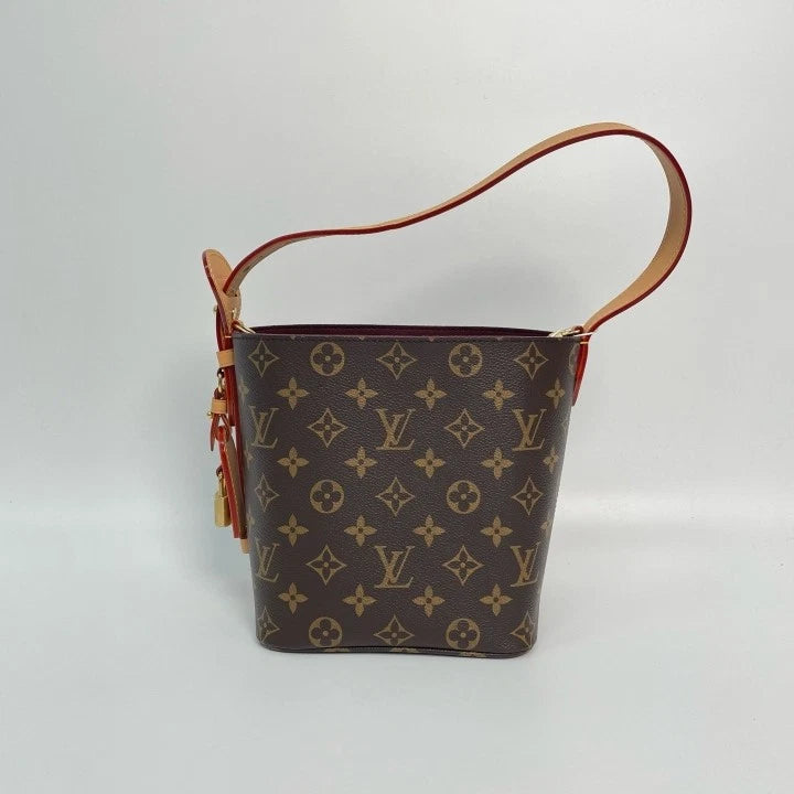 Louis Vuitton Classic Monogram Canvas All In BB Bucket Shoulder Women
