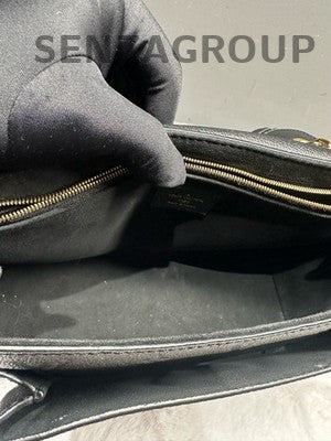 Louis Vuitton Black Gold Monogram Vivienne Medium Chain Crossbody Bag