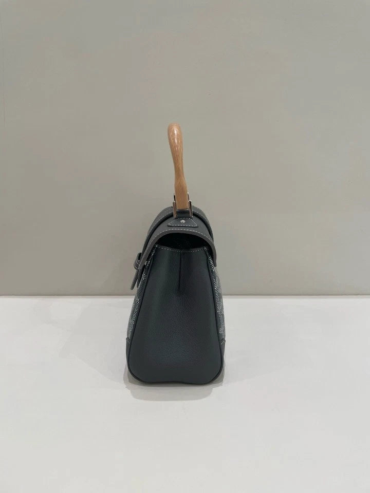 Goyard Saigon Mini Gray Top Handle Bag For Women