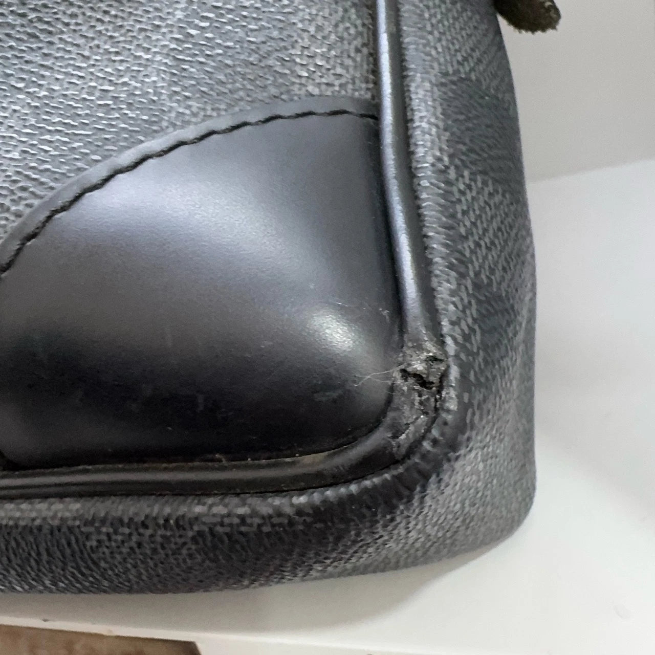 Louis Vuitton Damier Canvas Top Handle Handbag For Women