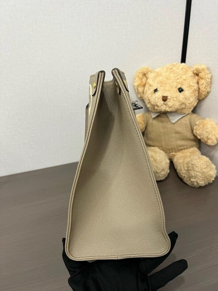 Louis Vuitton On The Go Medium Tote Bag For Women Gray