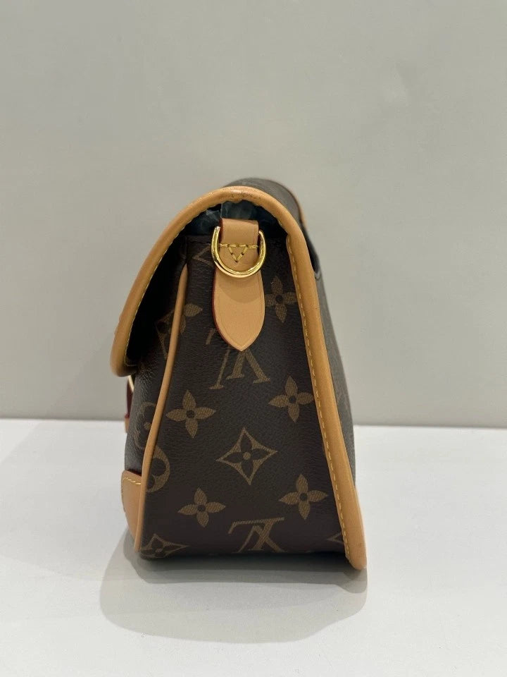 Louis Vuitton Canvas Baguette Shoulder Bag For Women