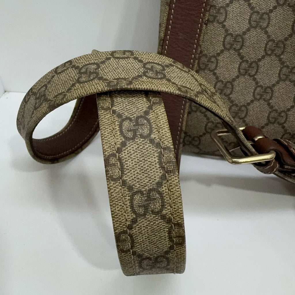 Gucci Classic Monogram Canvas Women Shoulder Crossbody Messenger Bag