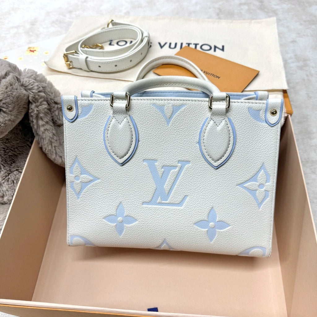 Louis Vuitton OnTheGo PM Canvas Tote Bag Excellent