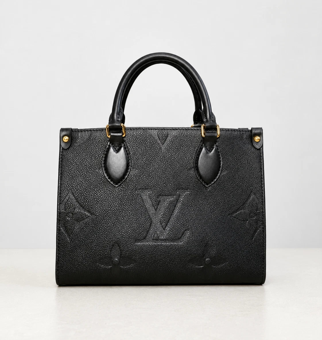 Louis Vuitton OnTheGo PM Monogram Empreinte Black Tote Bag Excellent