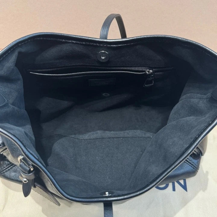 Louis Vuitton Carryall Cargo PM Lambskin Shoulder Bag Black Women D