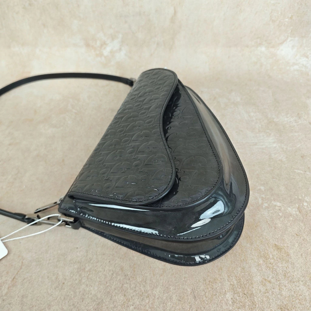 Dior Saddle Black Shoulder Bag Crossbody Excellent