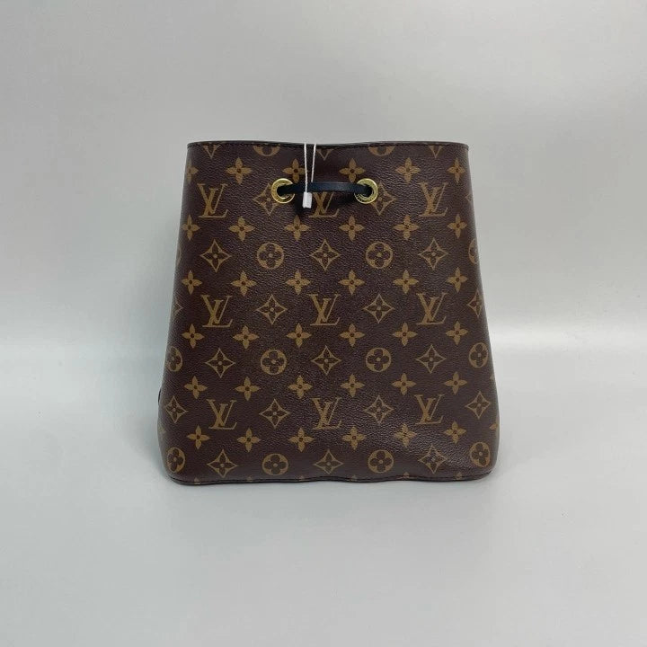 Louis Vuitton Neonoe Monogram Brown Canvas Bucket Bag Women