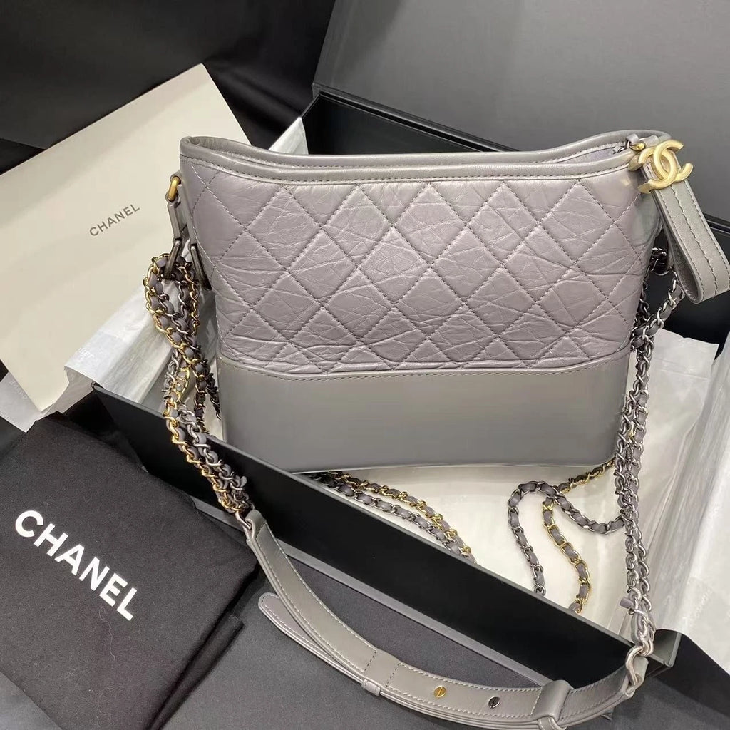 CHANEL Medium Gray Gabrielle Shoulder Bag For Women