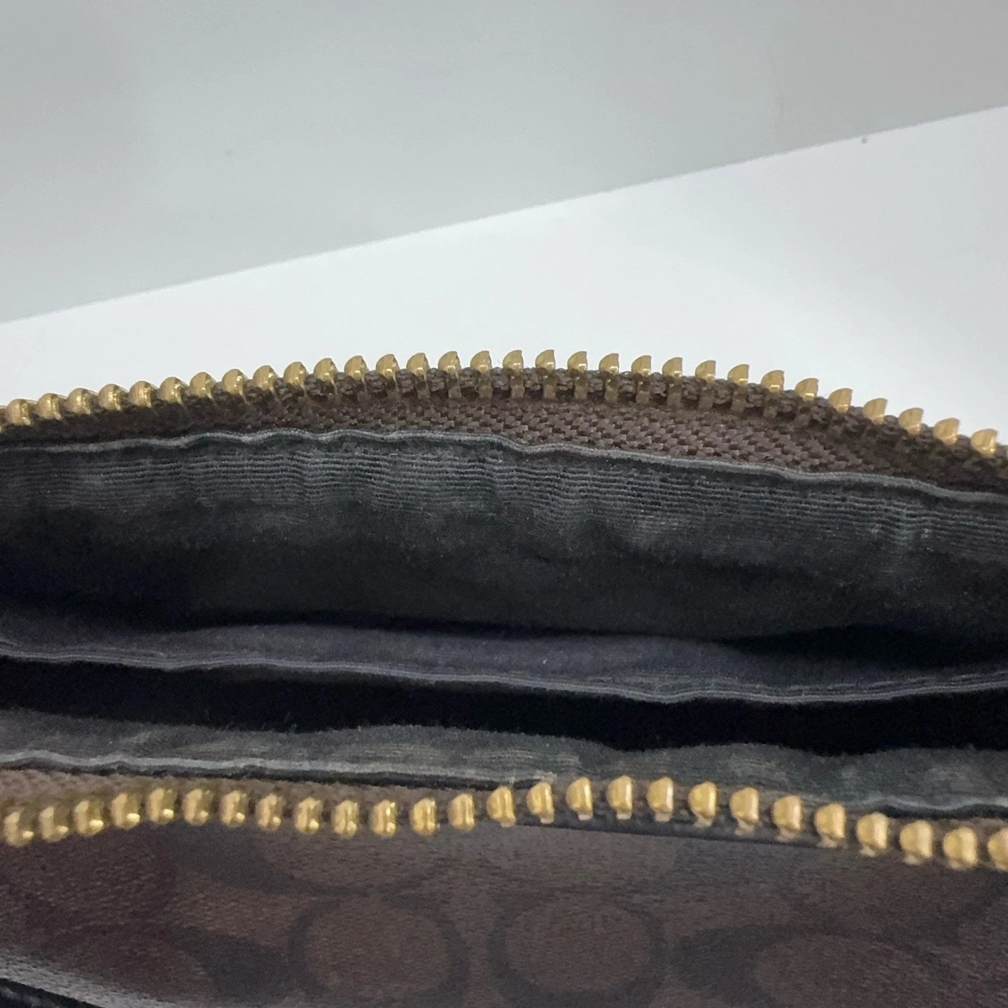 Coach 22 Classic Monogram Top Zip Shoulder Handbag For Women