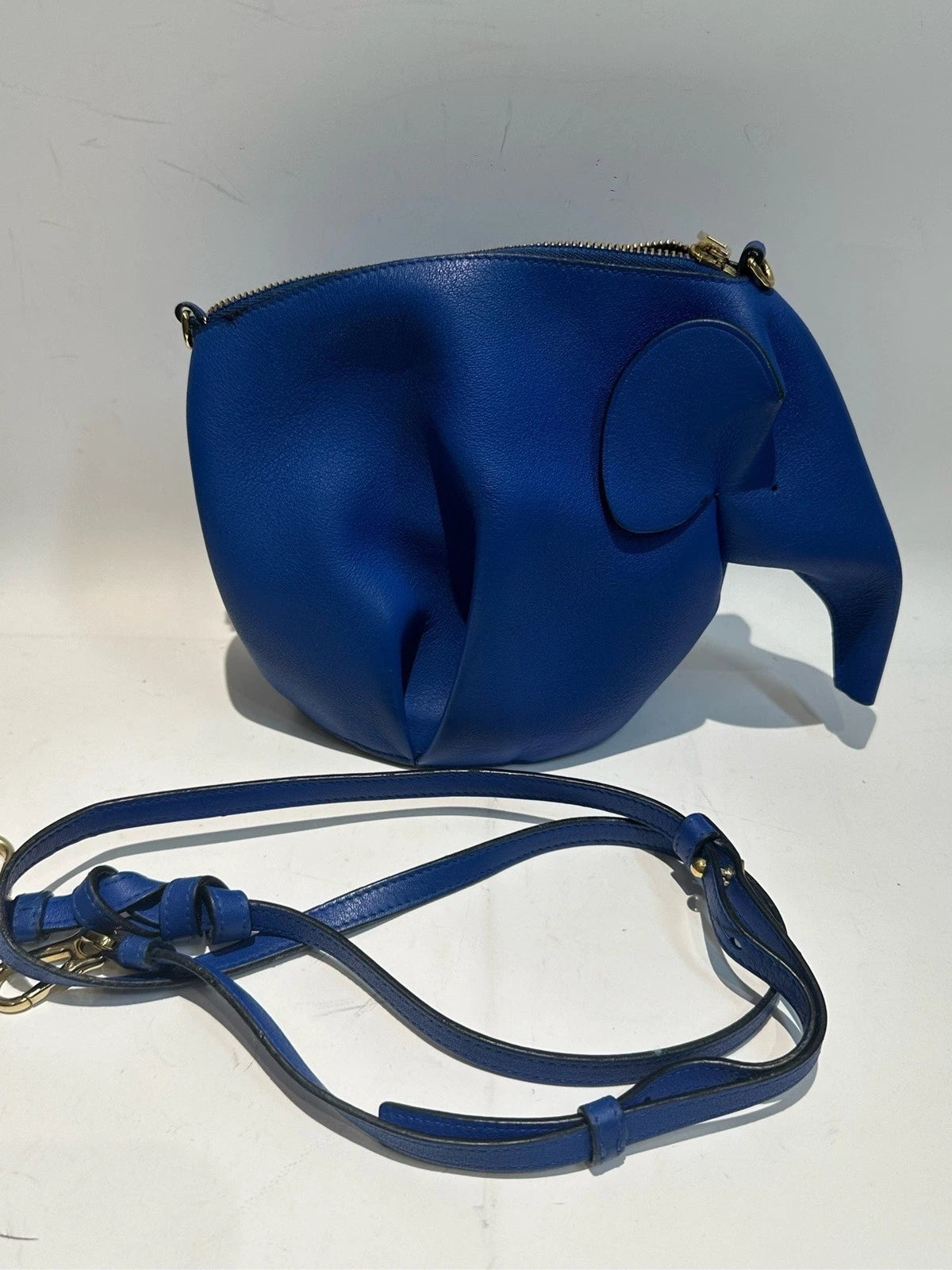 Loewe Blue Cute Elephant Shoulder Bag For Women