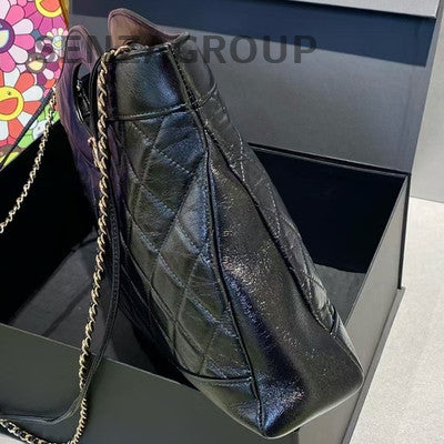 Chanel Black Gold 31 Bag Large Flap Chain Shoulder Crossbody Bag
