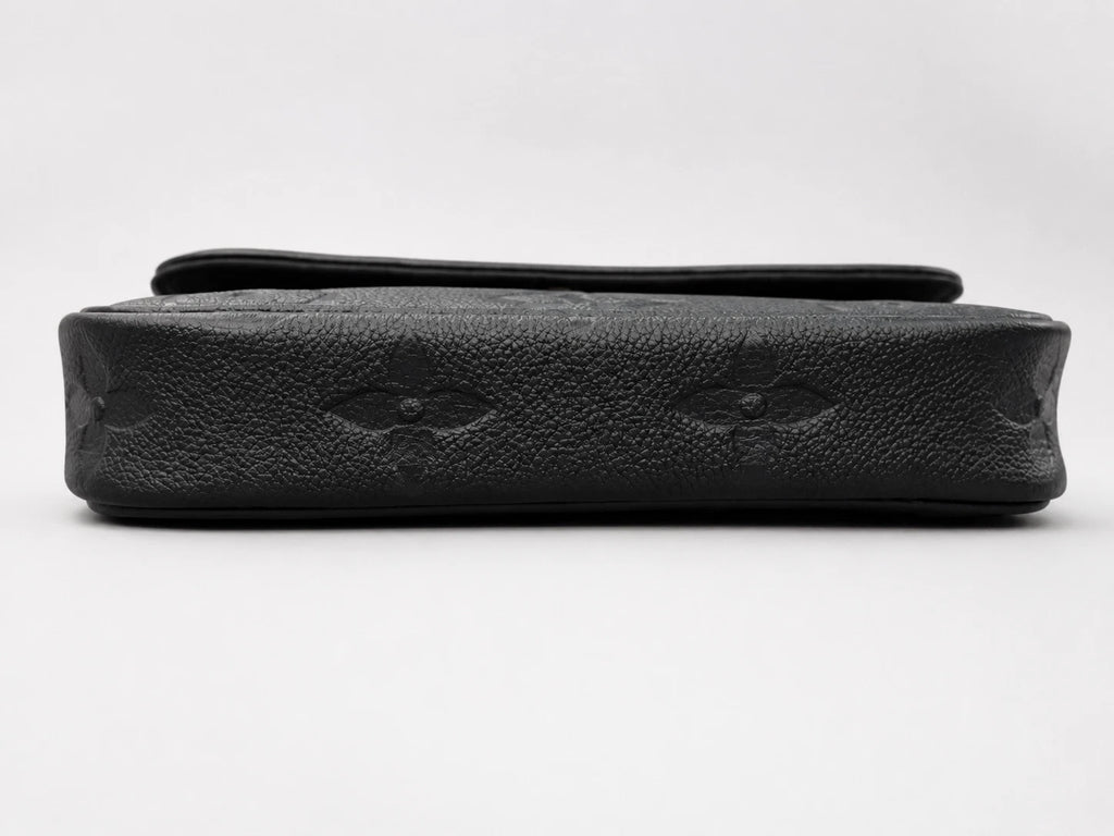 Louis Vuitton Ivy Chain Monogram Empreinte Black Gold Shoulder Bag Chain Bag
