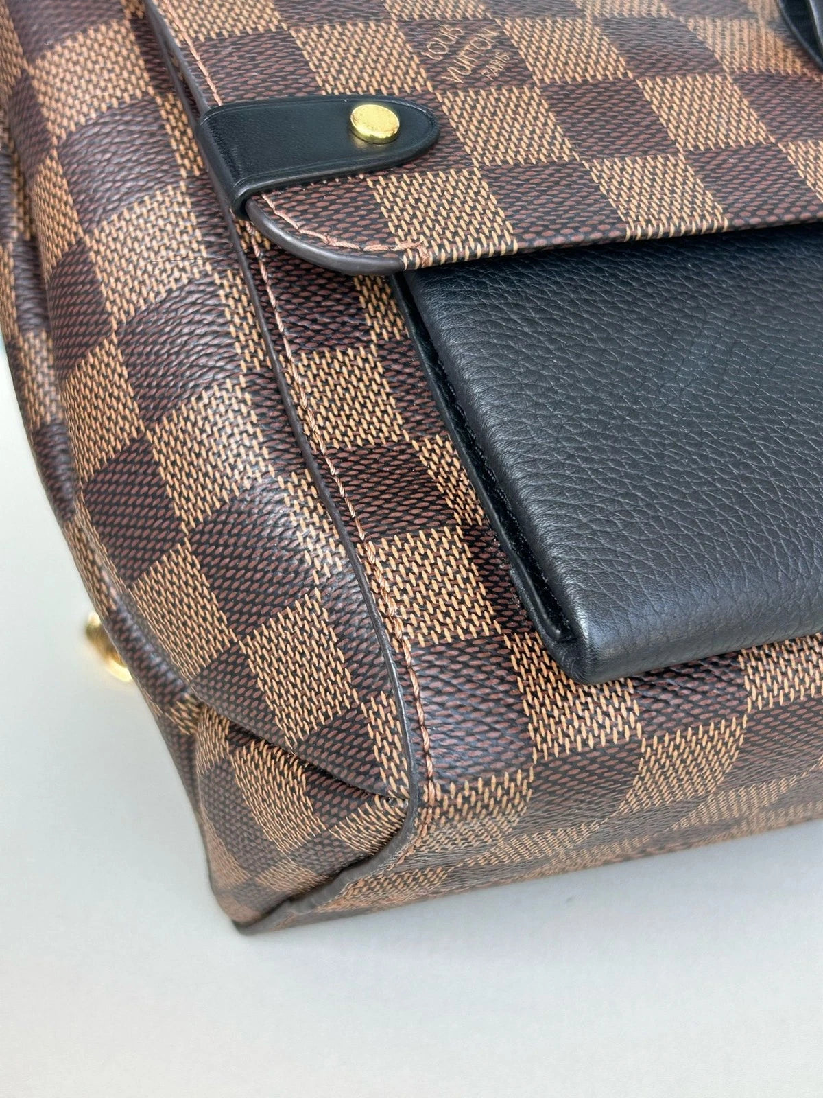Louis Vuitton Vavin Chain Shoulder Crossbody Brown Black Gold Women Classic
