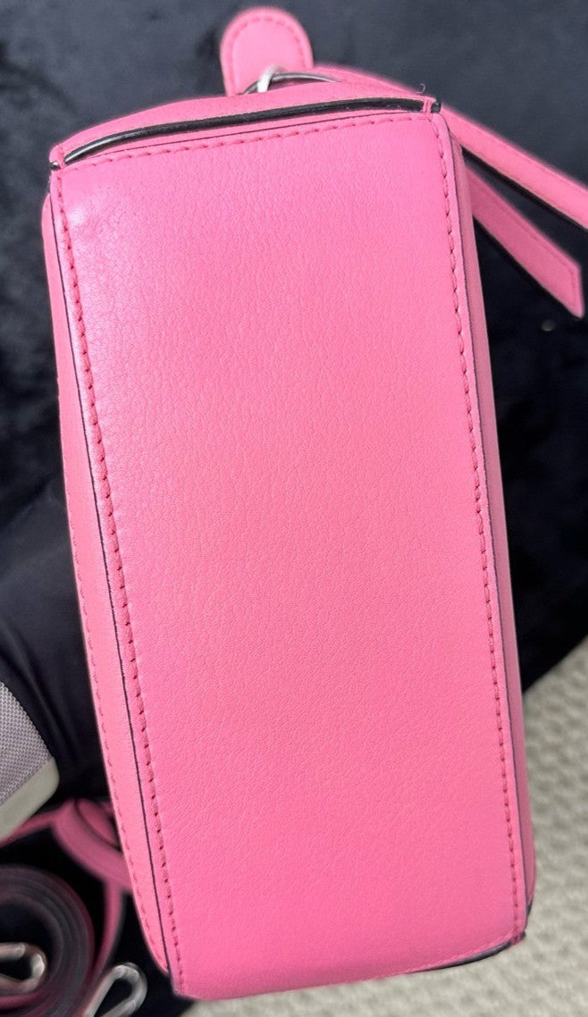 Loewe Mini Puzzle Calfskin 2ways Shoulder Crossbody Bag Classic Pink