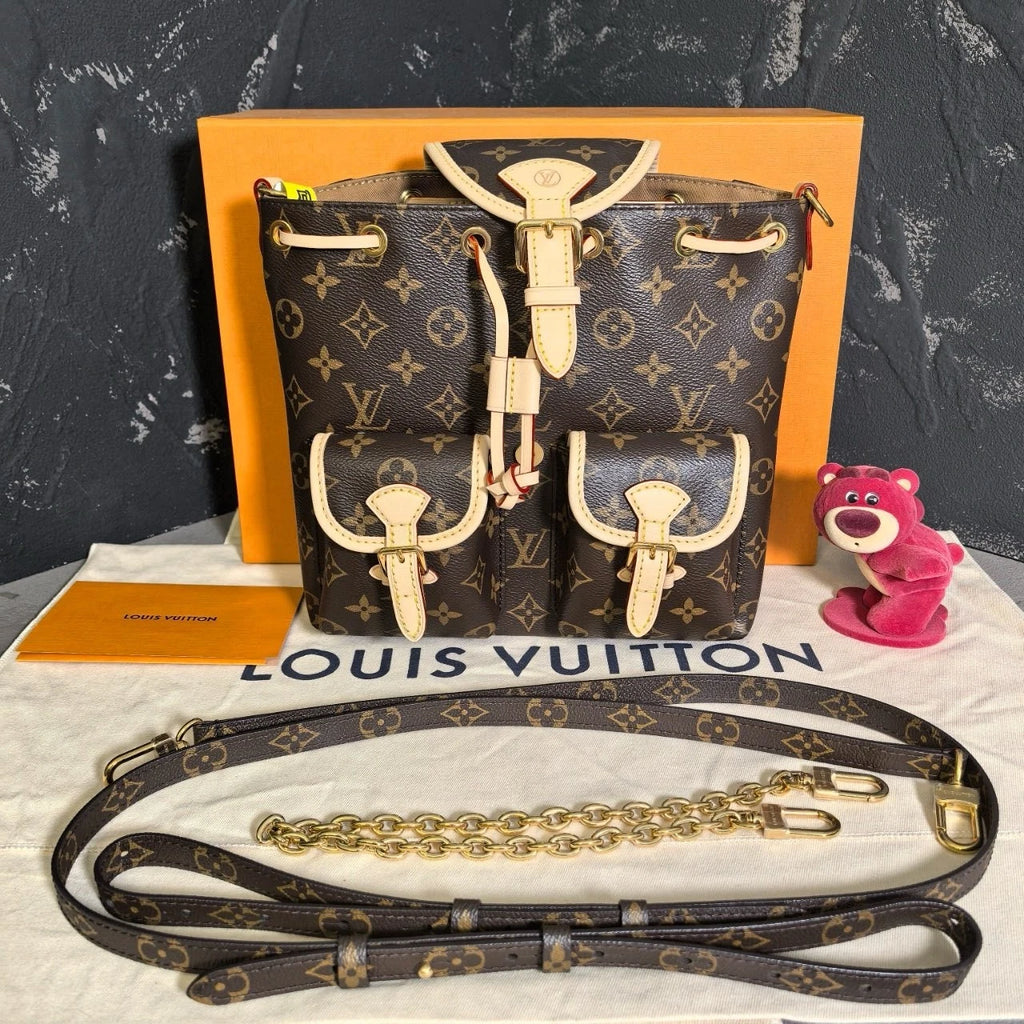 Louis Vuitton Canvas Frog Backpack For Women