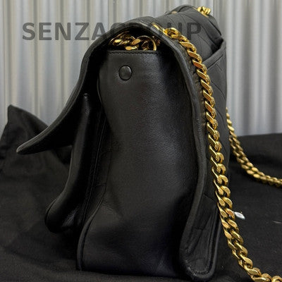 Saint Laurent NIKI Medium Black Leather Chain Crossbody Bag Unisex