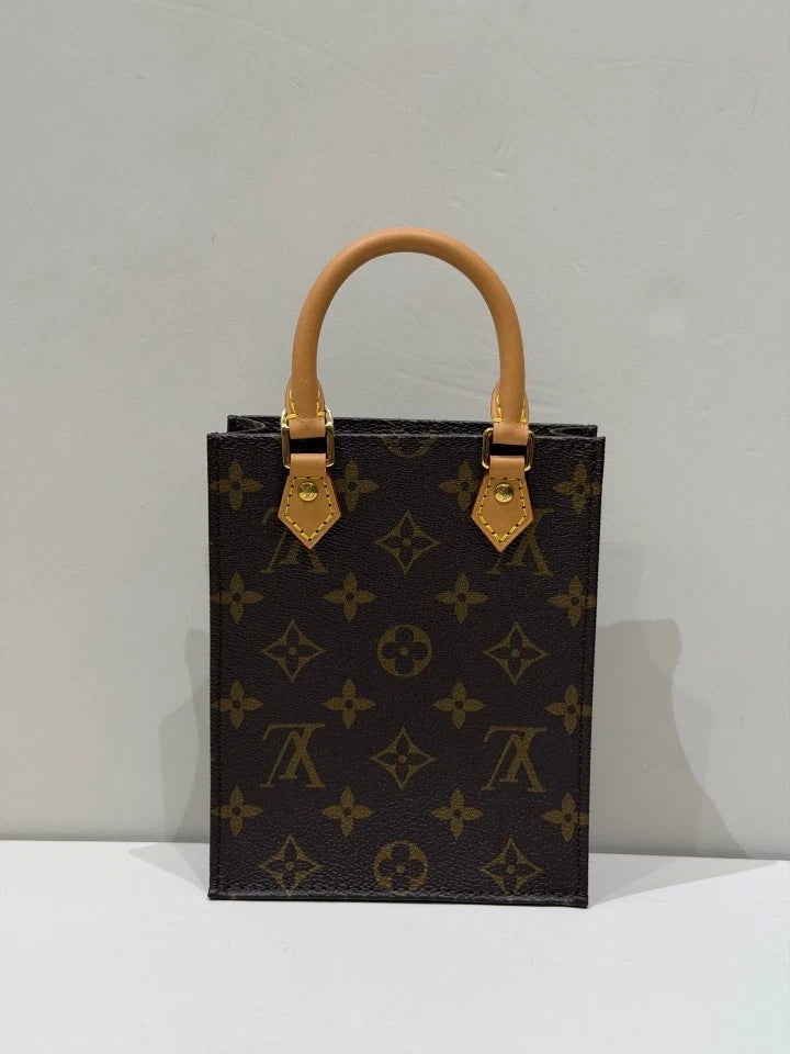 Louis Vuitton Canvas Small Top Handle Bag For Women