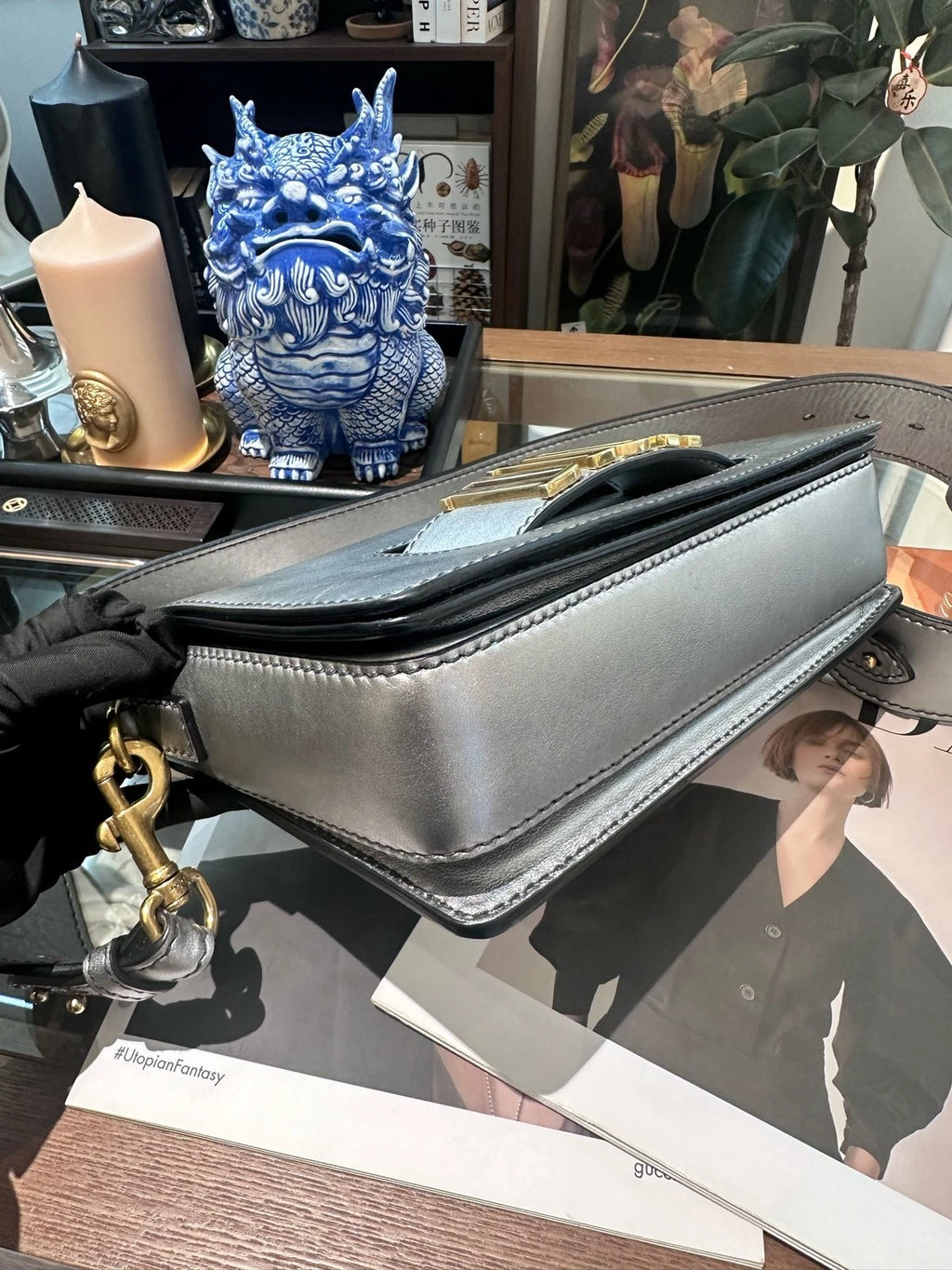 Dior JADIOR Medium Silver Crossbody For Women