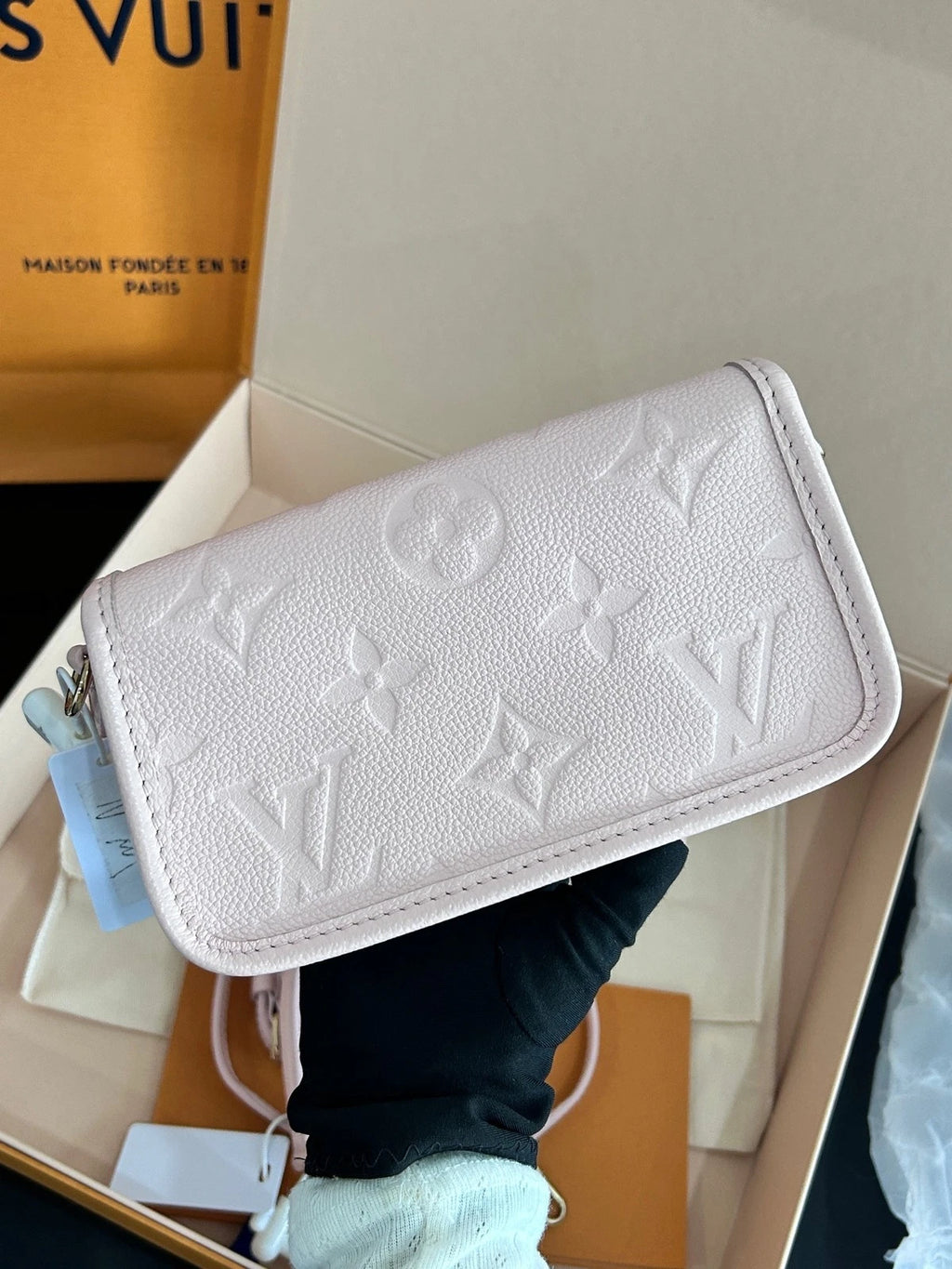 Louis Vuitton Pink Mini Baguette Shoulder Bag For Women