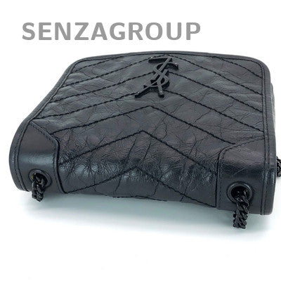 Saint Laurent YSL Niki Black Chain Shoulder Crossbody Bag Classic Women
