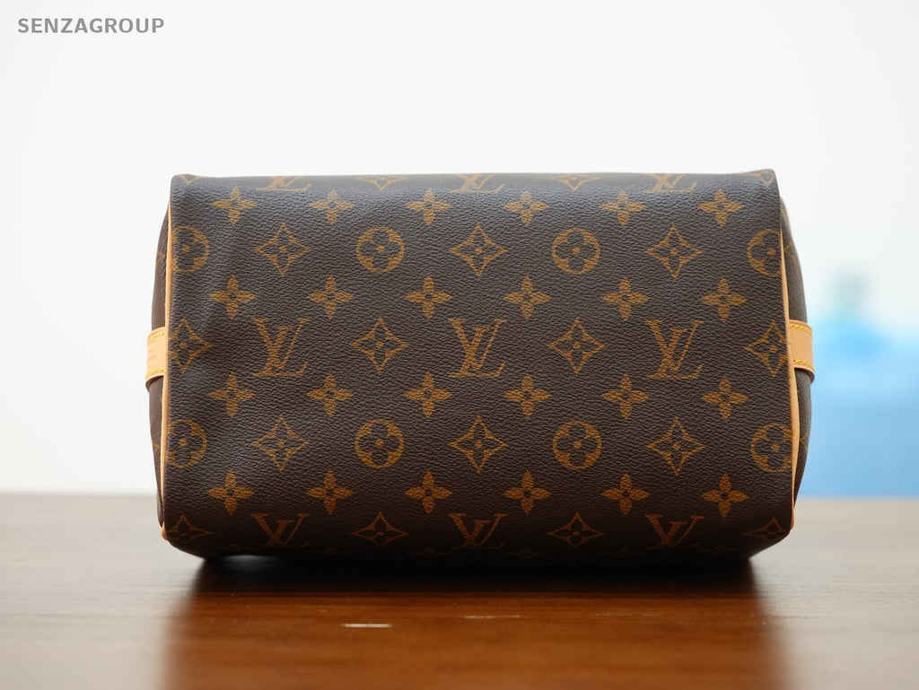 Louis Vuitton Speedy25 Monogram 2way Shoulder Handbag Brown Women