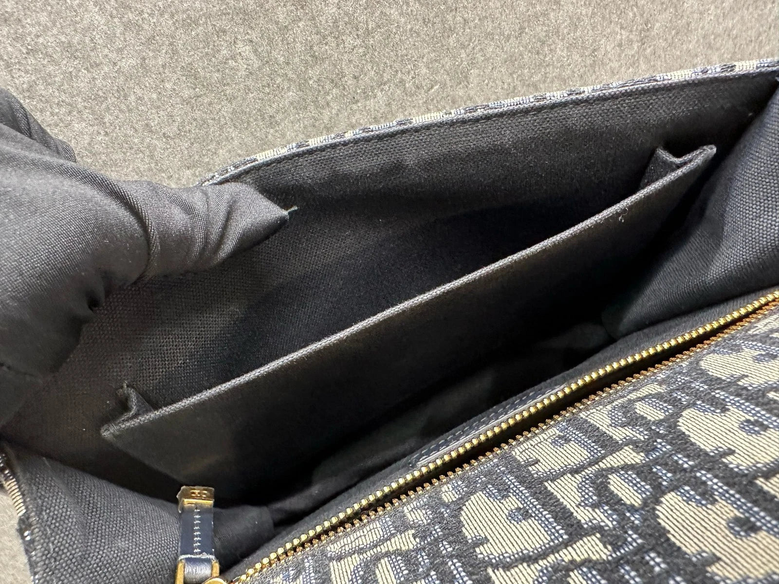 Dior Montaigne 30 Monogram Canvas Leather Strap Shoulder Crossbody Women
