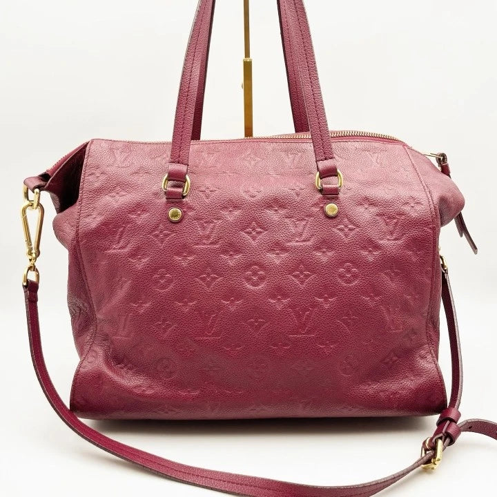 Louis Vuitton Lumineuse Red Gold Tote Bag For Women