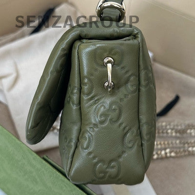 Gucci GG Milano Mini Green Chain Crossbody Shoulder Bag Classic Women