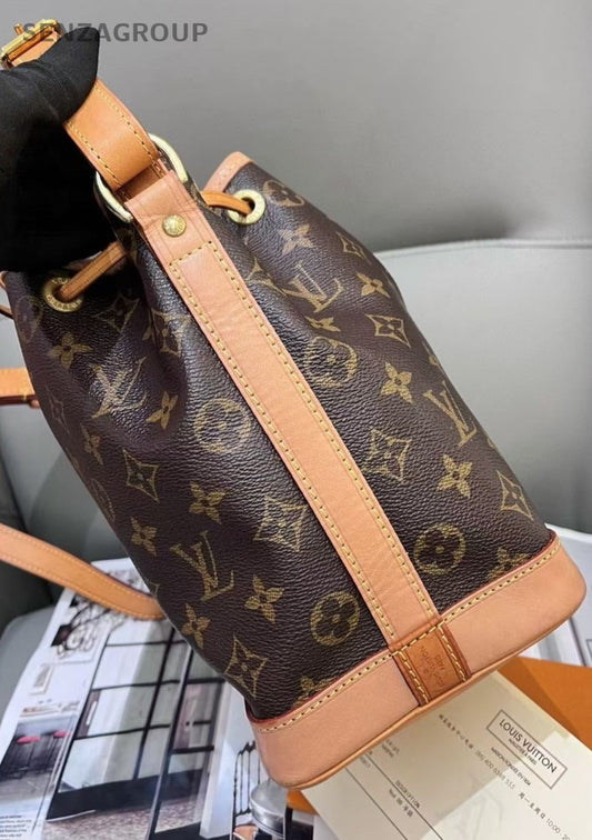 Louis Vuitton Noebb Monogram Shoulder Crossbody Bag Brown Women