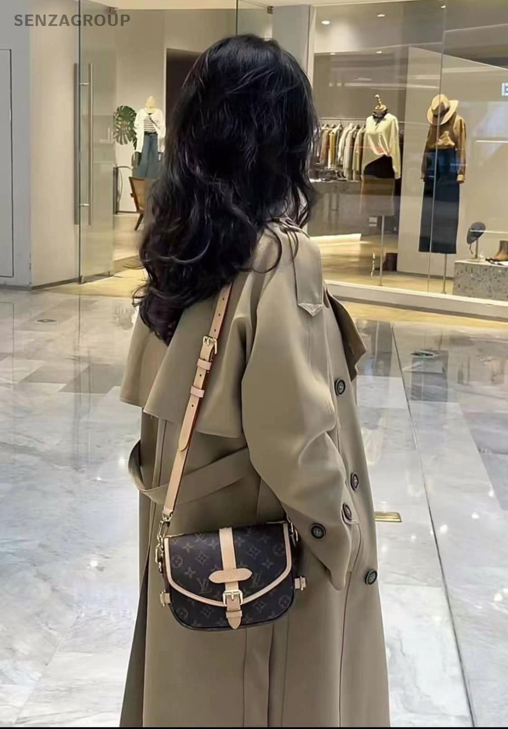 Louis Vuitton Saumer bb Monogram Saddle Shoulder bag Crossbody Women
