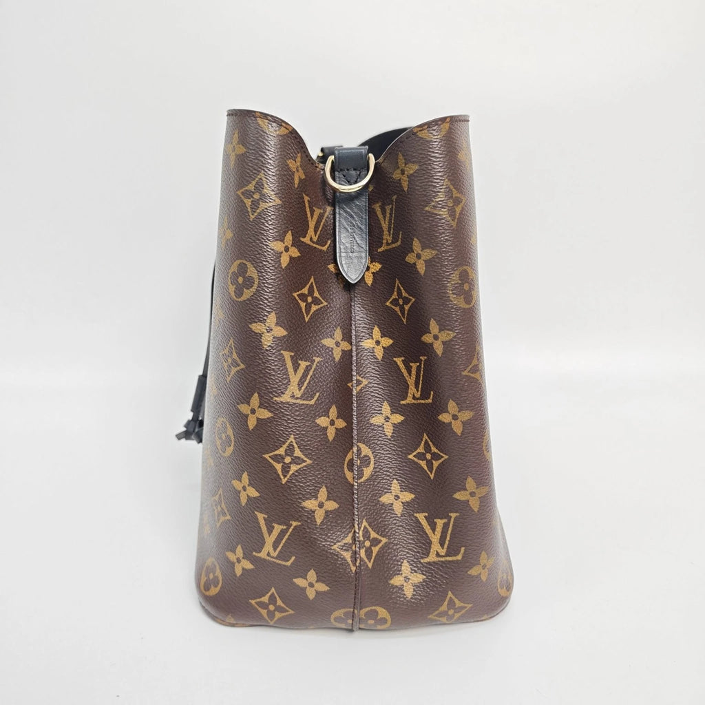 Louis Vuitton NEONOE Canvas Black Medium Bucket Bag For Women