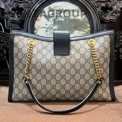 Gucci Padlock Medium GG Monogram Chain Shoulder Bag - Women's Classic
