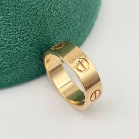Cartier Love Classic Band Ring 5.5mm 18k Rose Gold EU52/US6