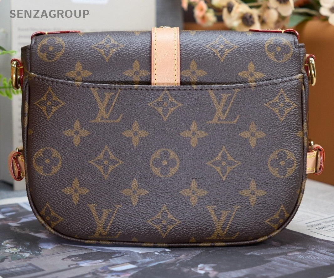 Louis Vuitton Gemini BB Monogram Shoulder Crossbody Bag Brown Women