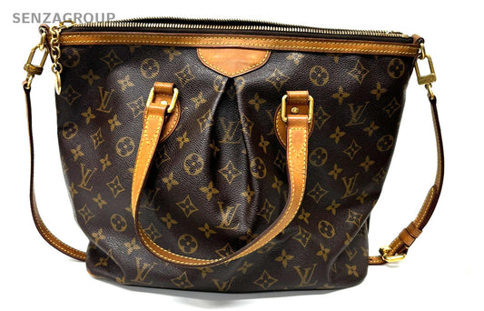 Louis Vuitton Monogram Palermo MM 2way Shoulder bag tote Brown