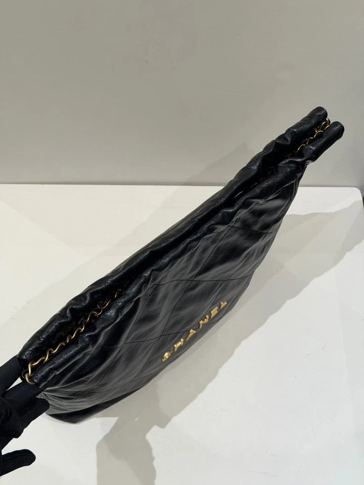 CHANEL 22Bag Black Medium Tote Shoulder Bag For Women
