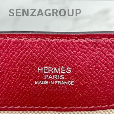 Hermès Maxi Cabas 30 Tote Handbag Blue Red Women's Fashion